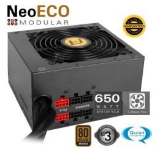 Antec Neo Eco NE650M - Alimentazione (interna) - ATX12V 2.4/ EPS12V - 80 PLUS Bronze - 100-240 V c.a. V - 650 Watt - PFC (fattore di correzione alimentazione) attivo - Europa - con Garanzia di Qualità Antec 3 anni